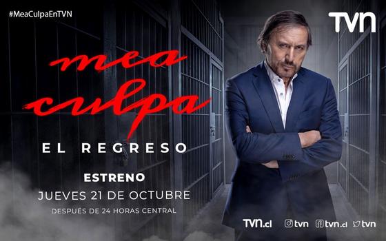  TVN anuncia fecha de estreno para el regreso de “Mea Culpa”
