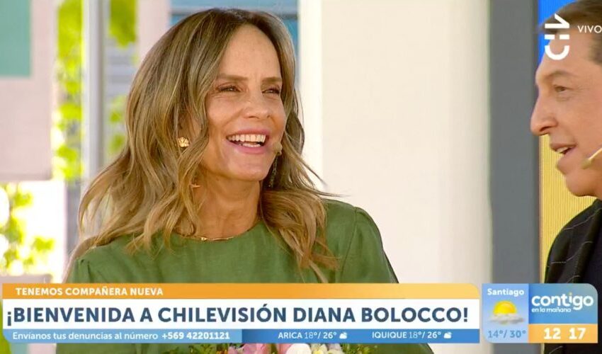  Diana Bolocco llega oficialmente a Chilevisión