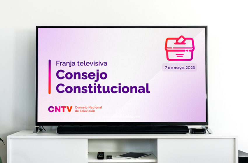  CNTV informa fechas de la franja televisiva para la elección del Consejo Constitucional